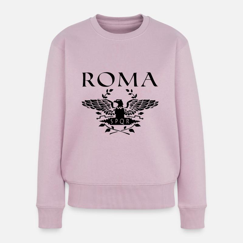 roma - Frauen Premium Bio Pullover - Altrosa