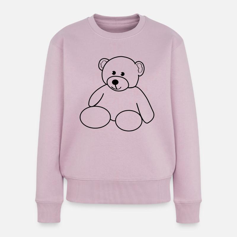 teddy - Frauen Premium Bio Pullover - Altrosa