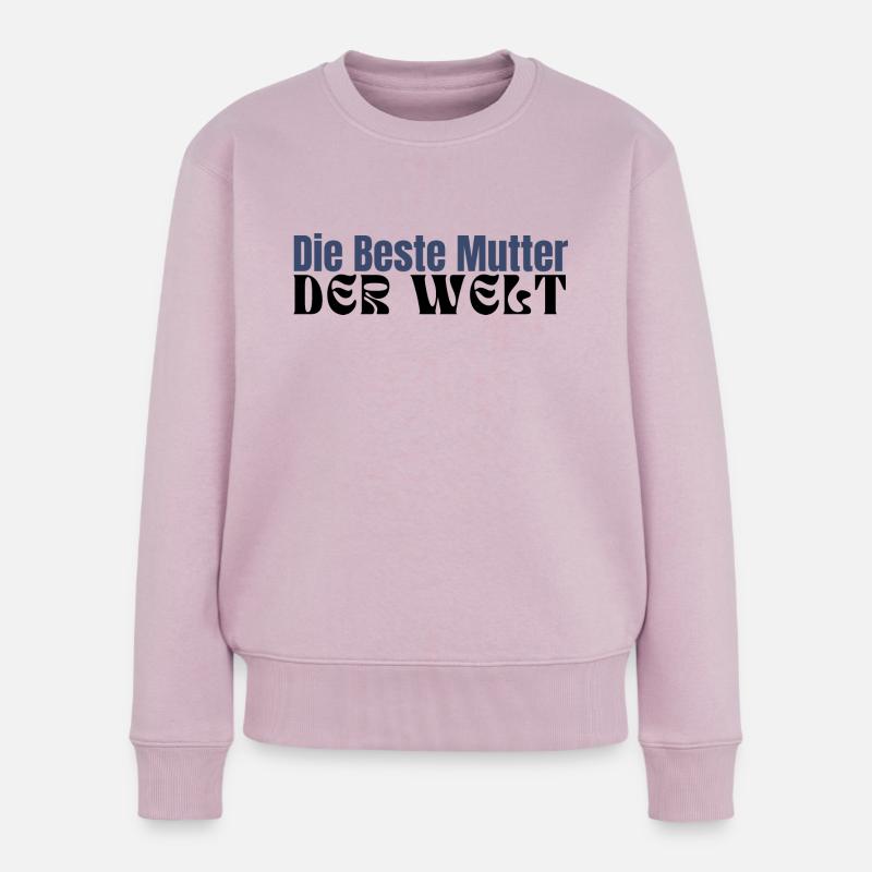 Die Beste Mutter der Welt - Frauen Premium Bio Pullover - Altrosa