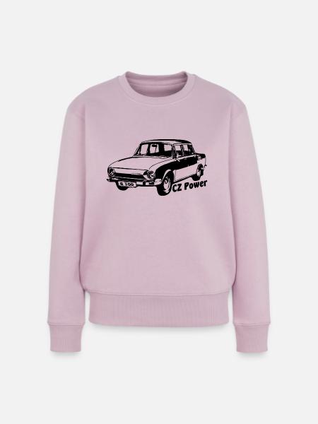 Skoda S100 - Frauen Premium Bio Pullover - Altrosa
