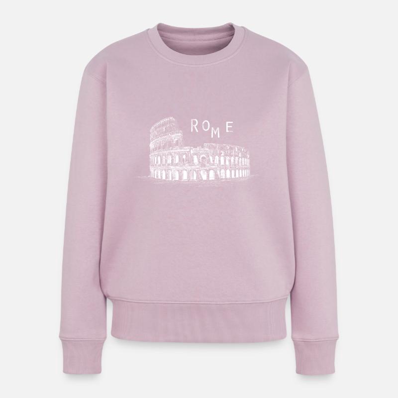 Colosse, Rome - Pull Premium bio Femme - rose poudré
