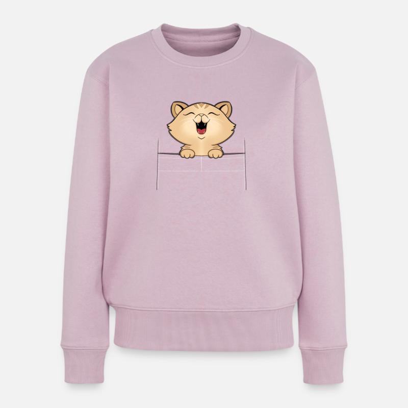 couleur chaton - Pull Premium bio Femme - rose poudré