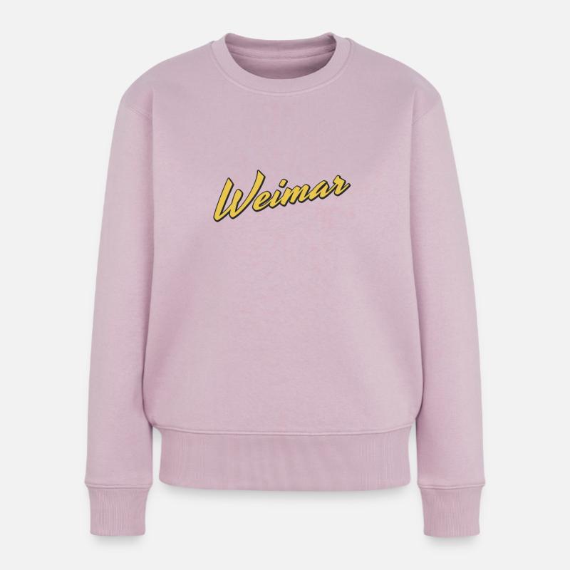 Weimar - Frauen Premium Bio Pullover - Altrosa