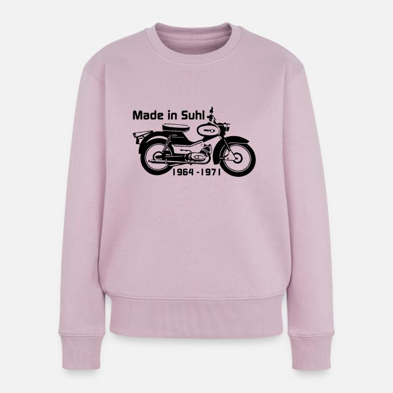 Simson Spatz - Frauen Premium Bio Pullover - Altrosa