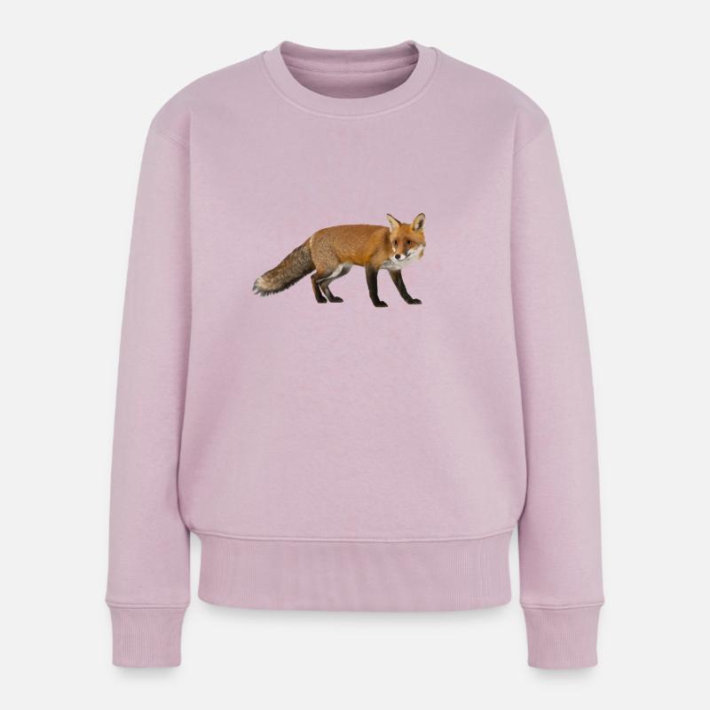 Fuchs - Frauen Premium Bio Pullover - Altrosa