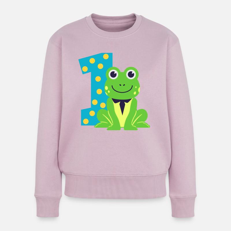1. Geburtstag. erster Geburtstag - Frauen Premium Bio Pullover - Altrosa