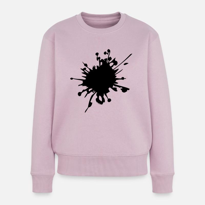 splash - Frauen Premium Bio Pullover - Altrosa
