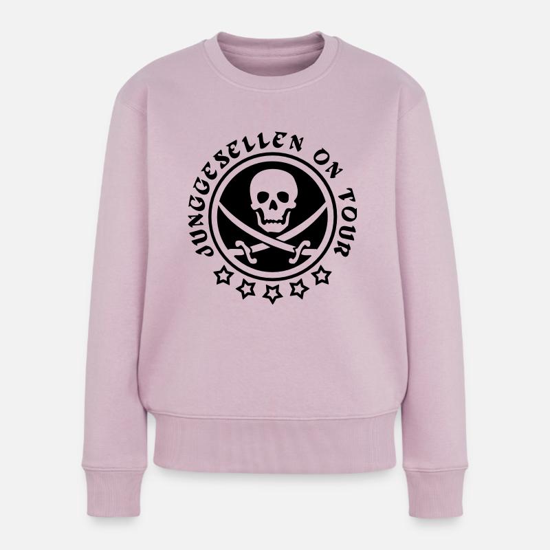 Junggesellen on tour - Frauen Premium Bio Pullover - Altrosa