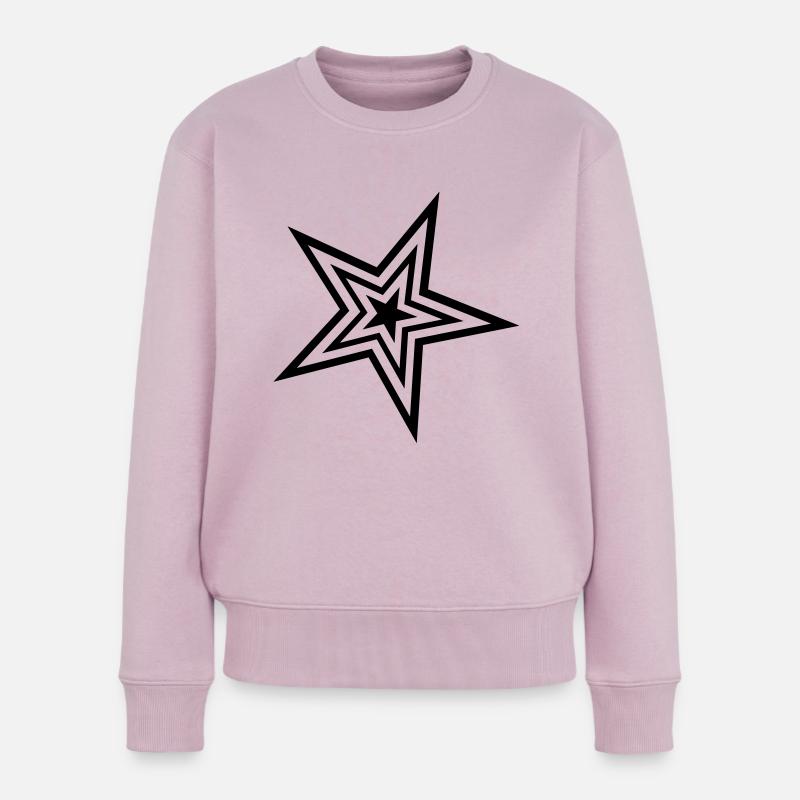 star - Frauen Premium Bio Pullover - Altrosa