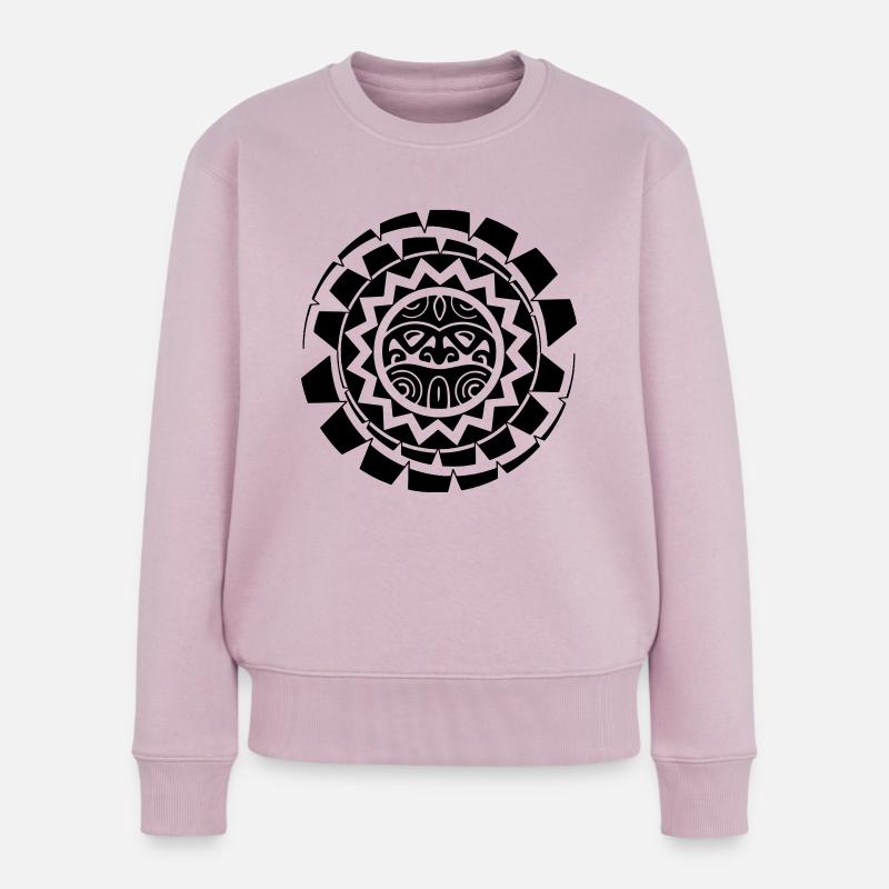 Maya - Frauen Premium Bio Pullover - Altrosa