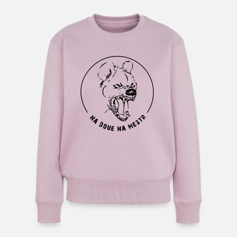 hyena - Pull Premium bio Femme - rose poudré