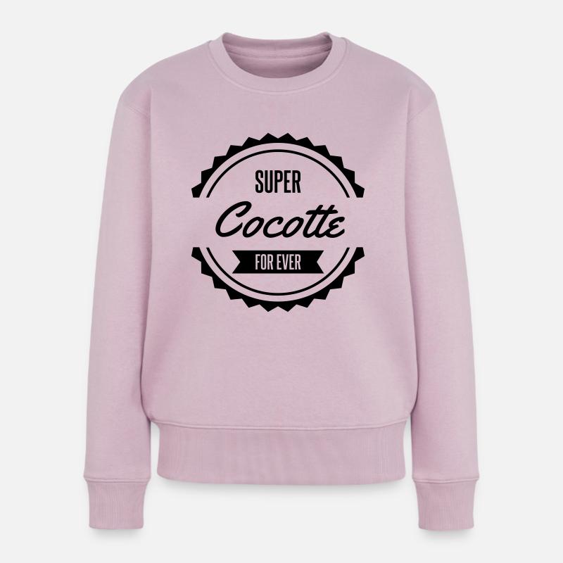 super cocotte for ever - Pull Premium bio Femme - rose poudré