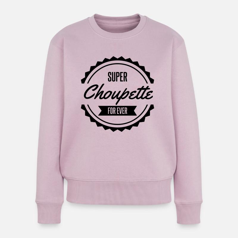 super choupette for ever - Pull Premium bio Femme - rose poudré