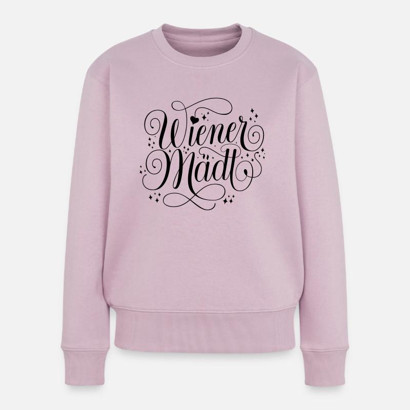 Wiener Mädl - Frauen Premium Bio Pullover - Altrosa