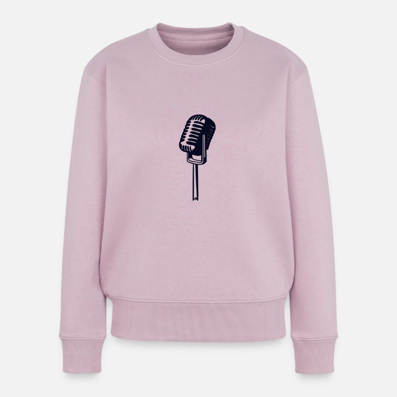 Micro vintage cassé - Pull Premium bio Femme - rose poudré