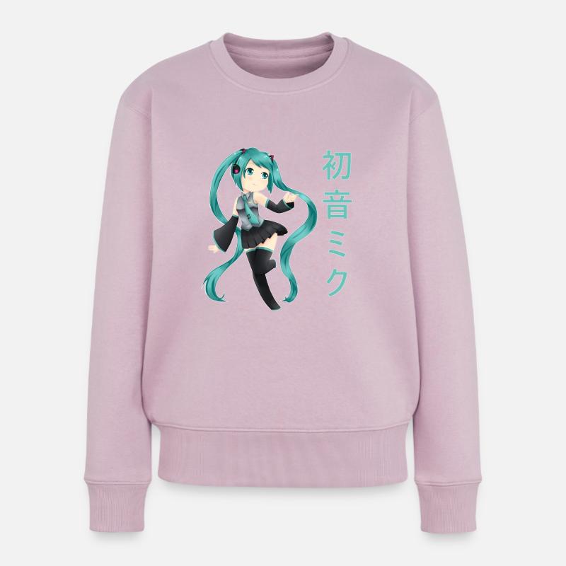 Hatsune Miku - Frauen Premium Bio Pullover - Altrosa