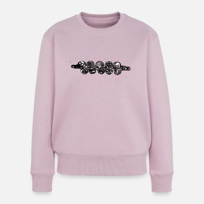 Vive le Chocalho - Pull Premium bio Femme - rose poudré