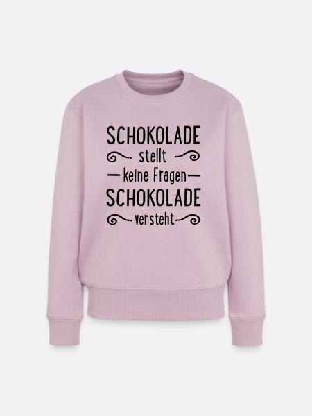 Schokolade - Frauen Premium Bio Pullover - Altrosa