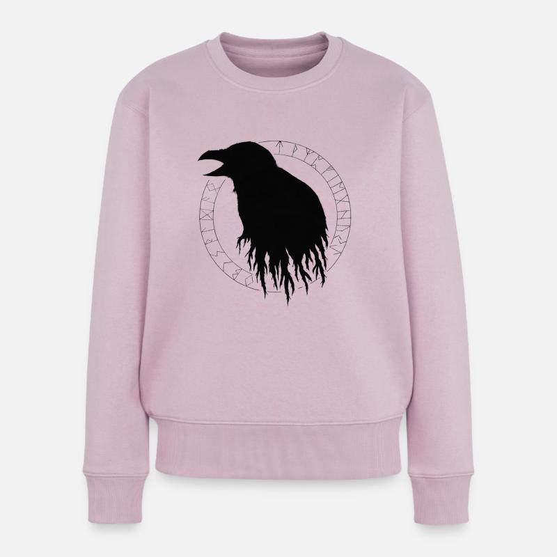 Huginn & Aettir - Frauen Premium Bio Pullover - Altrosa