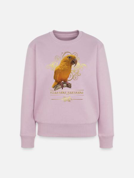 Der goldene Papagei - Frauen Premium Bio Pullover - Altrosa