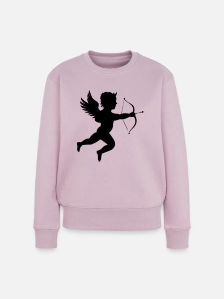 Amor - Frauen Premium Bio Pullover - Altrosa
