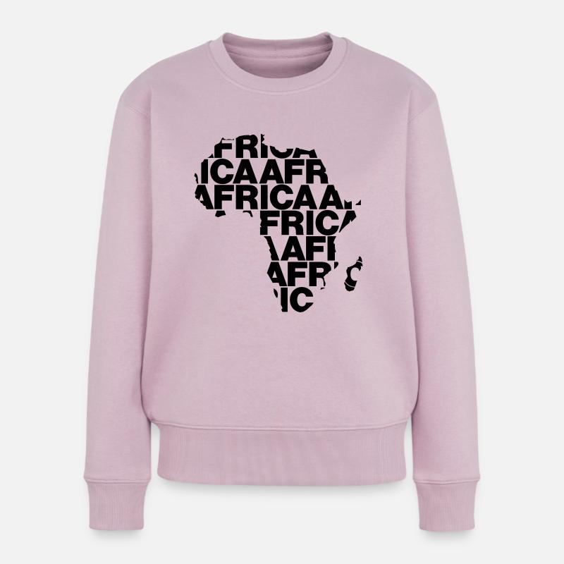 Afrika - Frauen Premium Bio Pullover - Altrosa