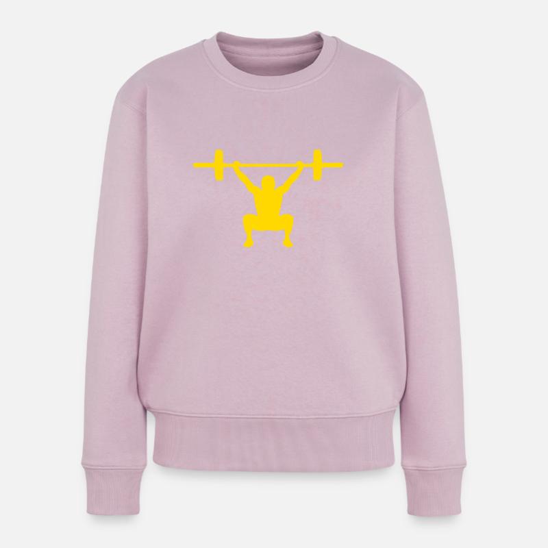 Snatch gelb - Frauen Premium Bio Pullover - Altrosa