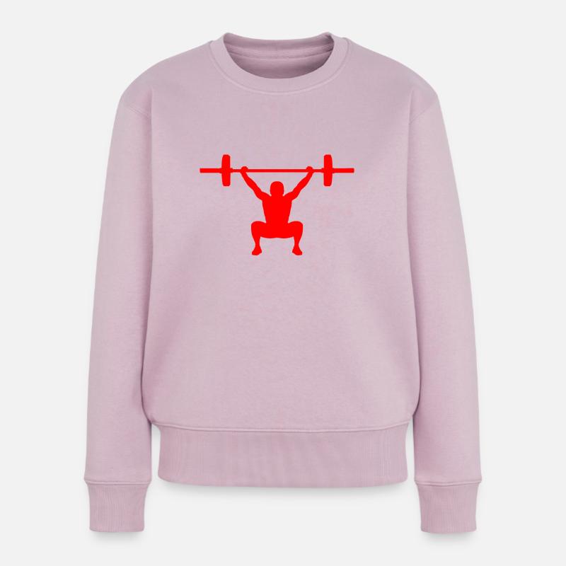 Arracher rouge - Pull Premium bio Femme - rose poudré