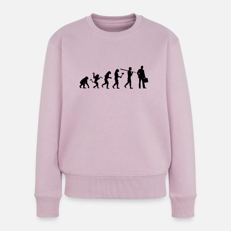 BUSINESS EVOLUTION! - Women's Premium Organic Jumper - dusky pink