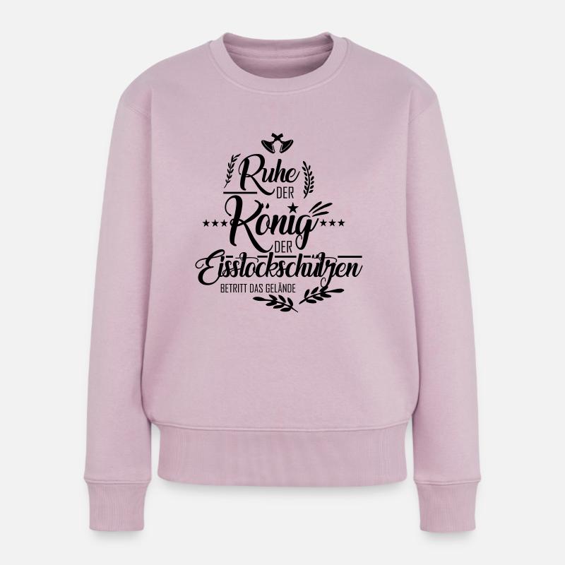 Eisstock - Frauen Premium Bio Pullover - Altrosa