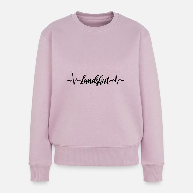 EKG Landshut - Frauen Premium Bio Pullover - Altrosa