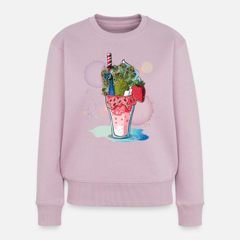 Paon - Pull Premium bio Femme - rose poudré