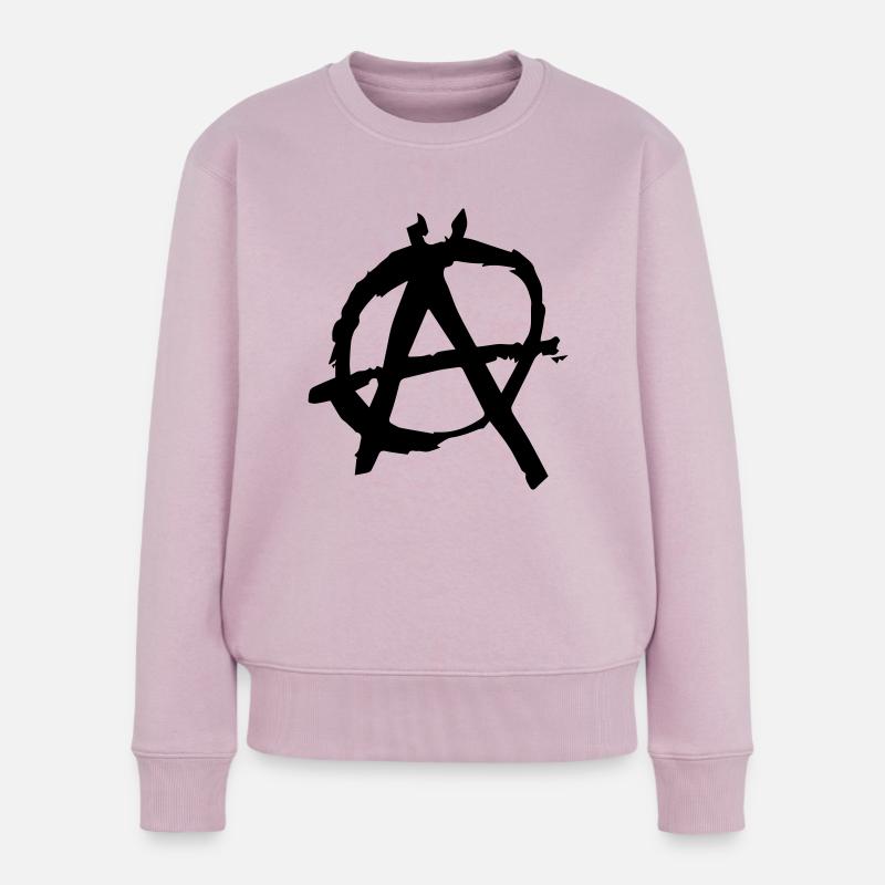 anarchy - Pull Premium bio Femme - rose poudré