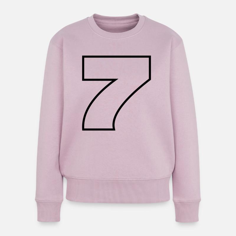 7 - Frauen Premium Bio Pullover - Altrosa