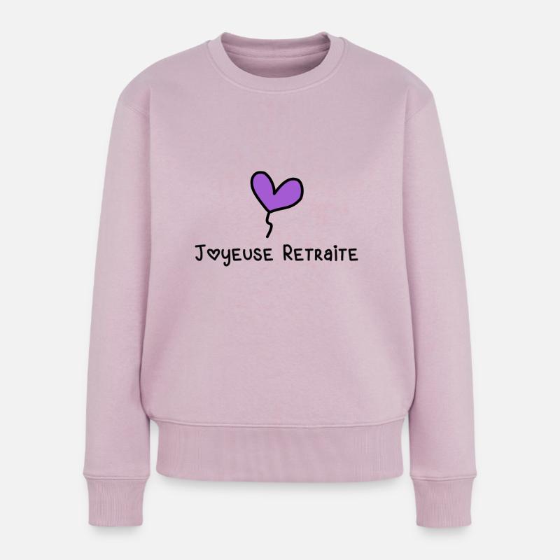 RETRAITE - Pull Premium bio Femme - rose poudré
