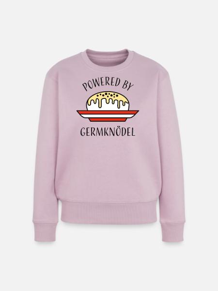 Powered by Germknödel - Frauen Premium Bio Pullover - Altrosa