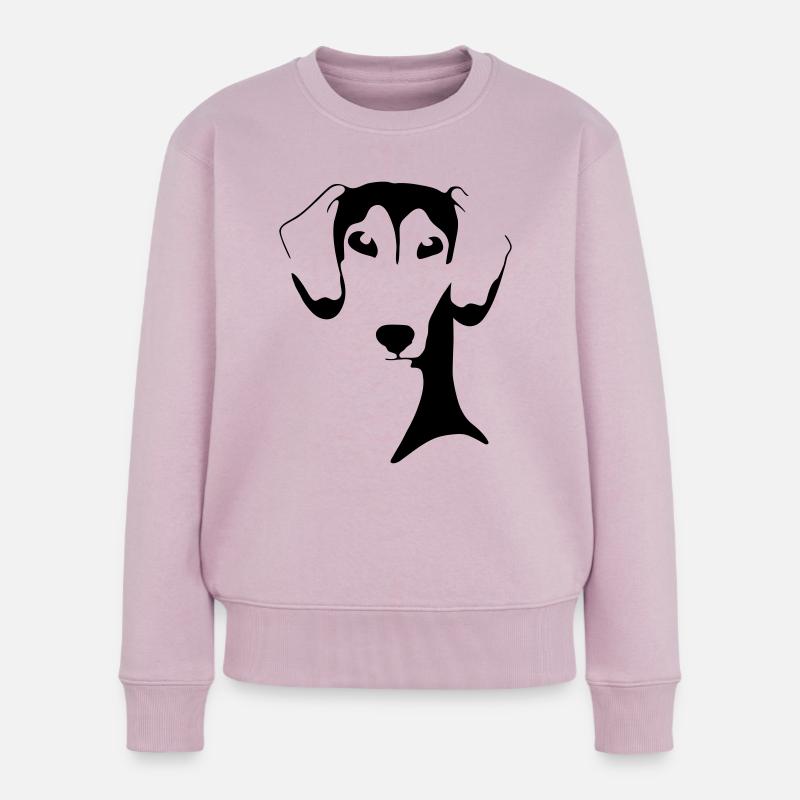 umme - Frauen Premium Bio Pullover - Altrosa