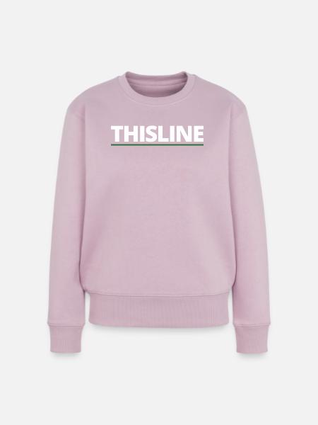 Dünne grüne Linie - Frauen Premium Bio Pullover - Altrosa