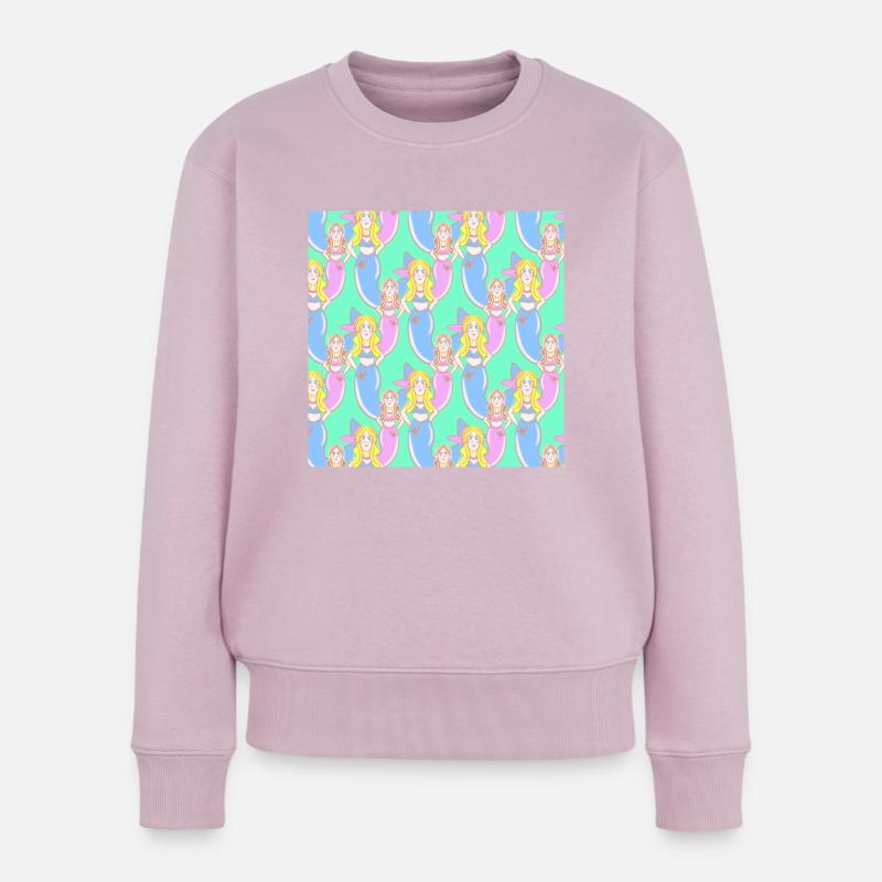 Nixen - Frauen Premium Bio Pullover - Altrosa