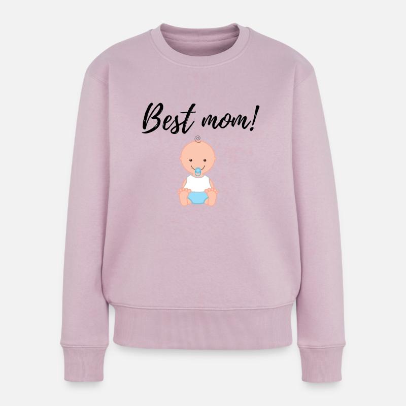 Best mom - Frauen Premium Bio Pullover - Altrosa