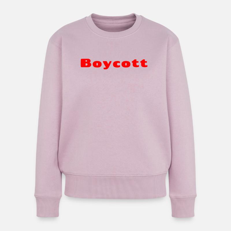 Boycott rouge - Pull Premium bio Femme - rose poudré
