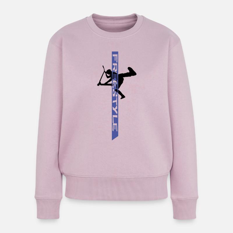 Freestyle 5 - Frauen Premium Bio Pullover - Altrosa