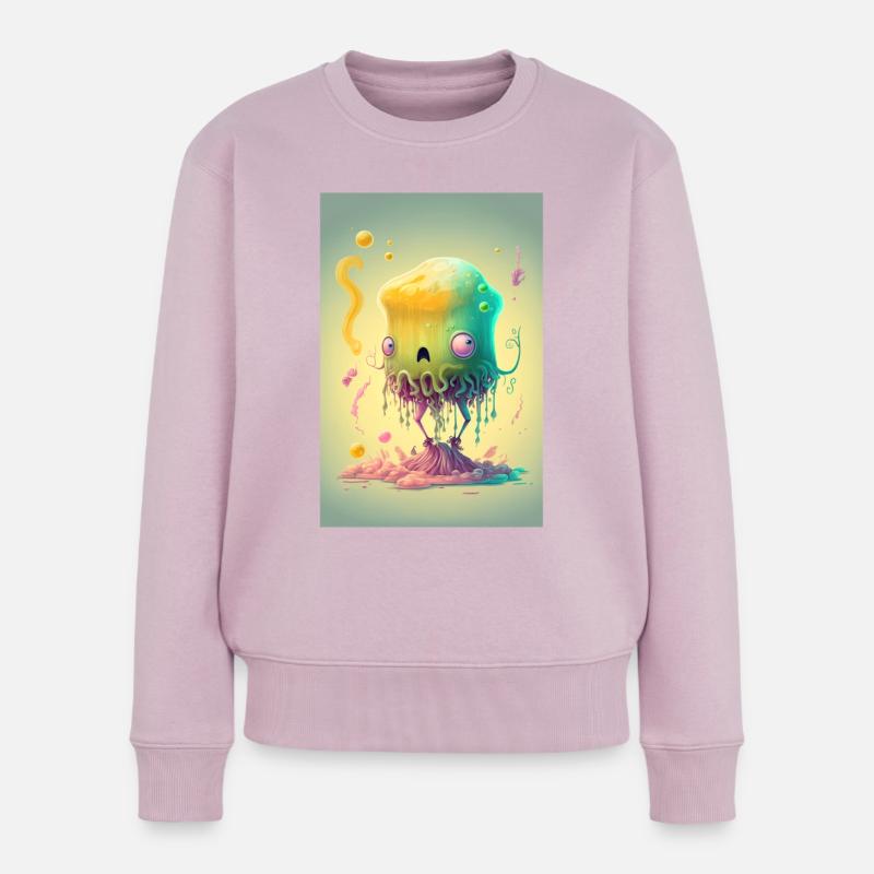 Zombie Die Eiskönigin - Frauen Premium Bio Pullover - Altrosa