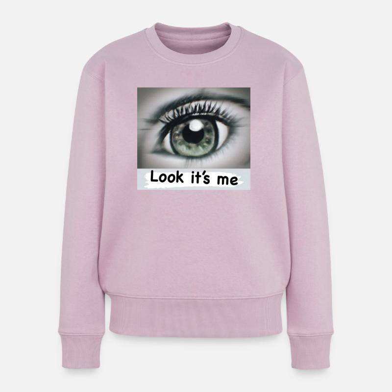 Regarde, c’est moi - Pull Premium bio Femme - rose poudré