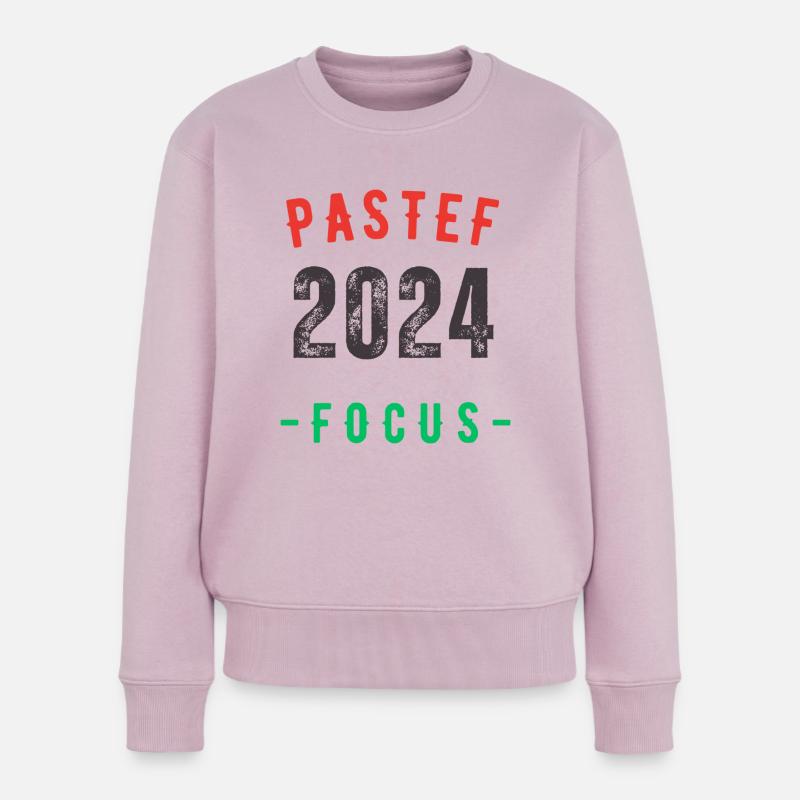 PASTEF 2024 - Pull Premium bio Femme - rose poudré