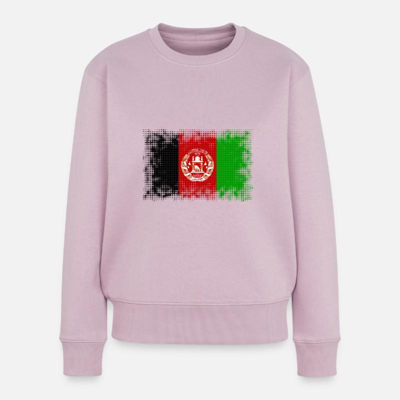 Afghanistan - Frauen Premium Bio Pullover - Altrosa