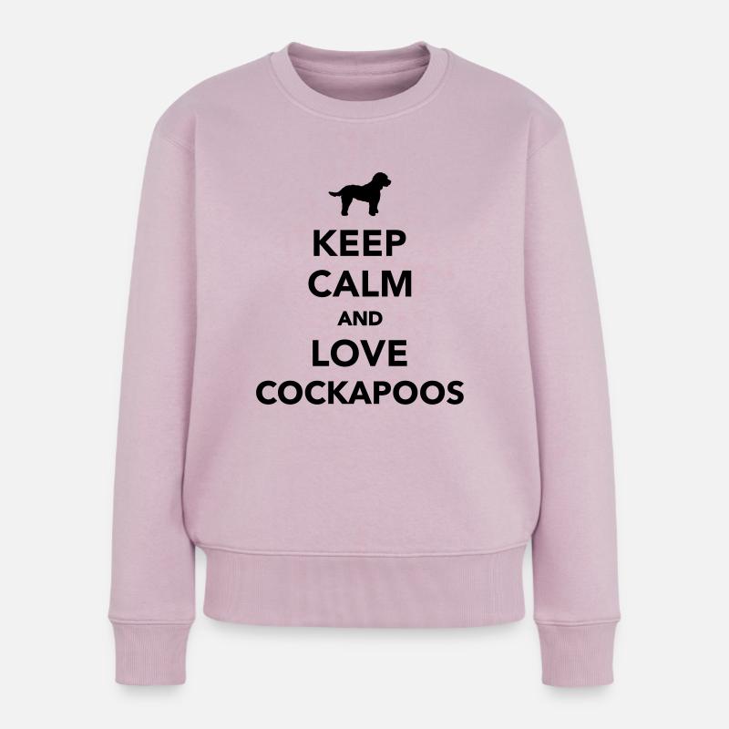 Cockapoo - Frauen Premium Bio Pullover - Altrosa