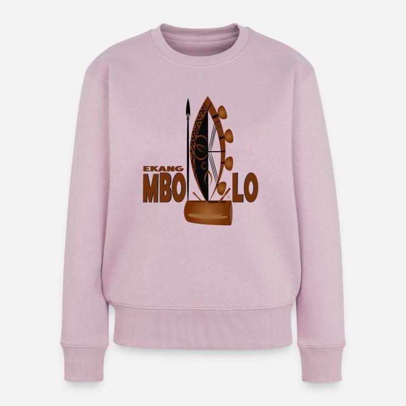 EKANG V1 - Frauen Premium Bio Pullover - Altrosa