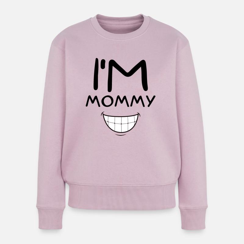 I´m Mommy - Frauen Premium Bio Pullover - Altrosa