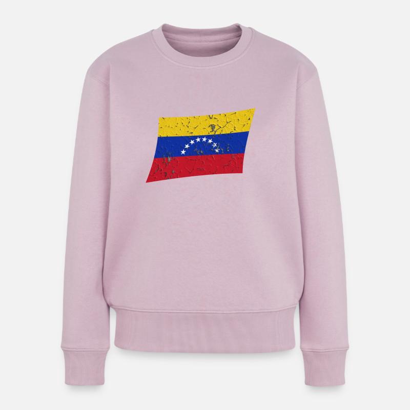 Venezuela - Frauen Premium Bio Pullover - Altrosa